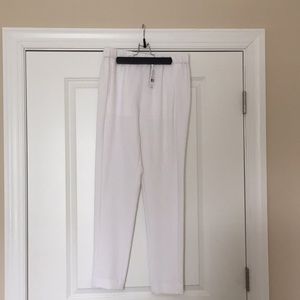 Theory Thorene Crepe Tapered Trousers